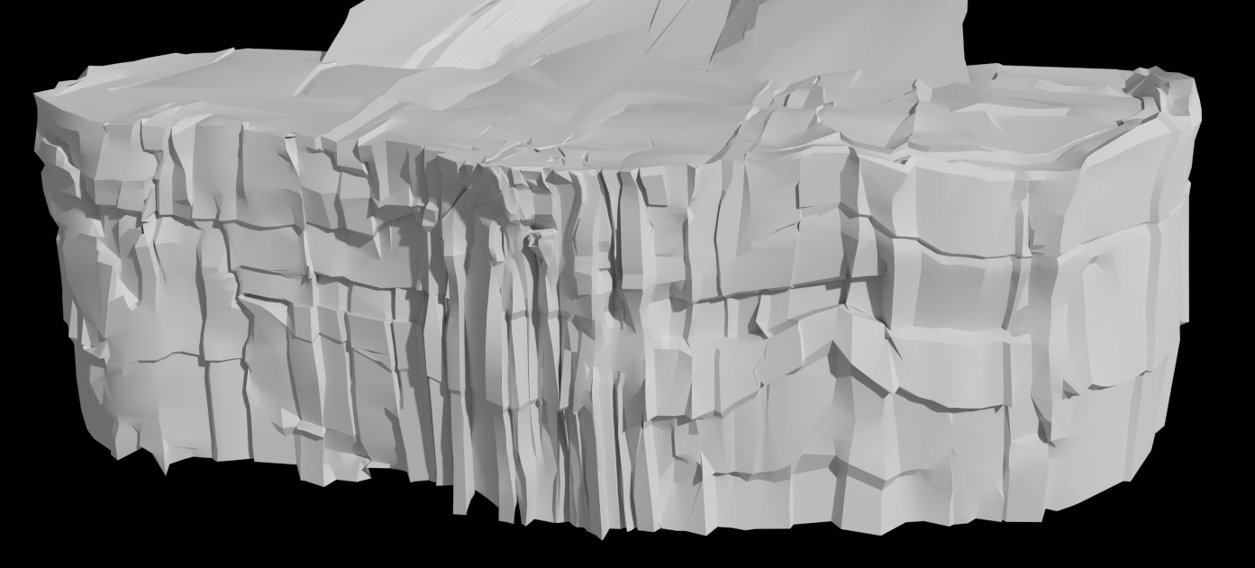 Procedural Stylized Rock Modeling - Adaptive Samples